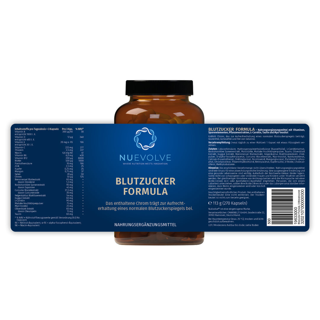 NuEvolve Blutzucker Formula
