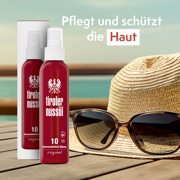 Tiroler Nussöl Original Sonnenmilch-Spray LSF 10