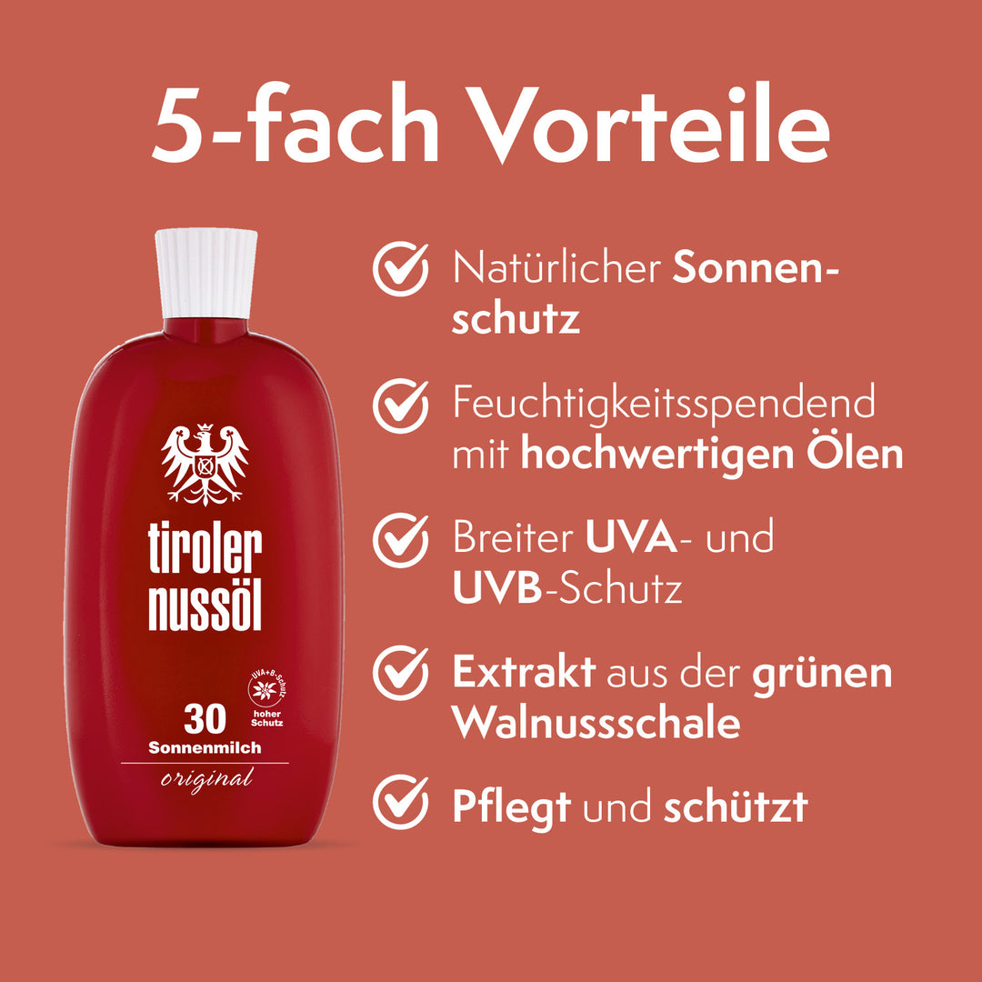 Tiroler Nussöl Original Sonnenmilch LSF 30