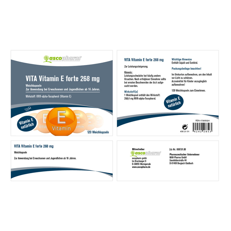 Vita Vitamin E forte 268 mg