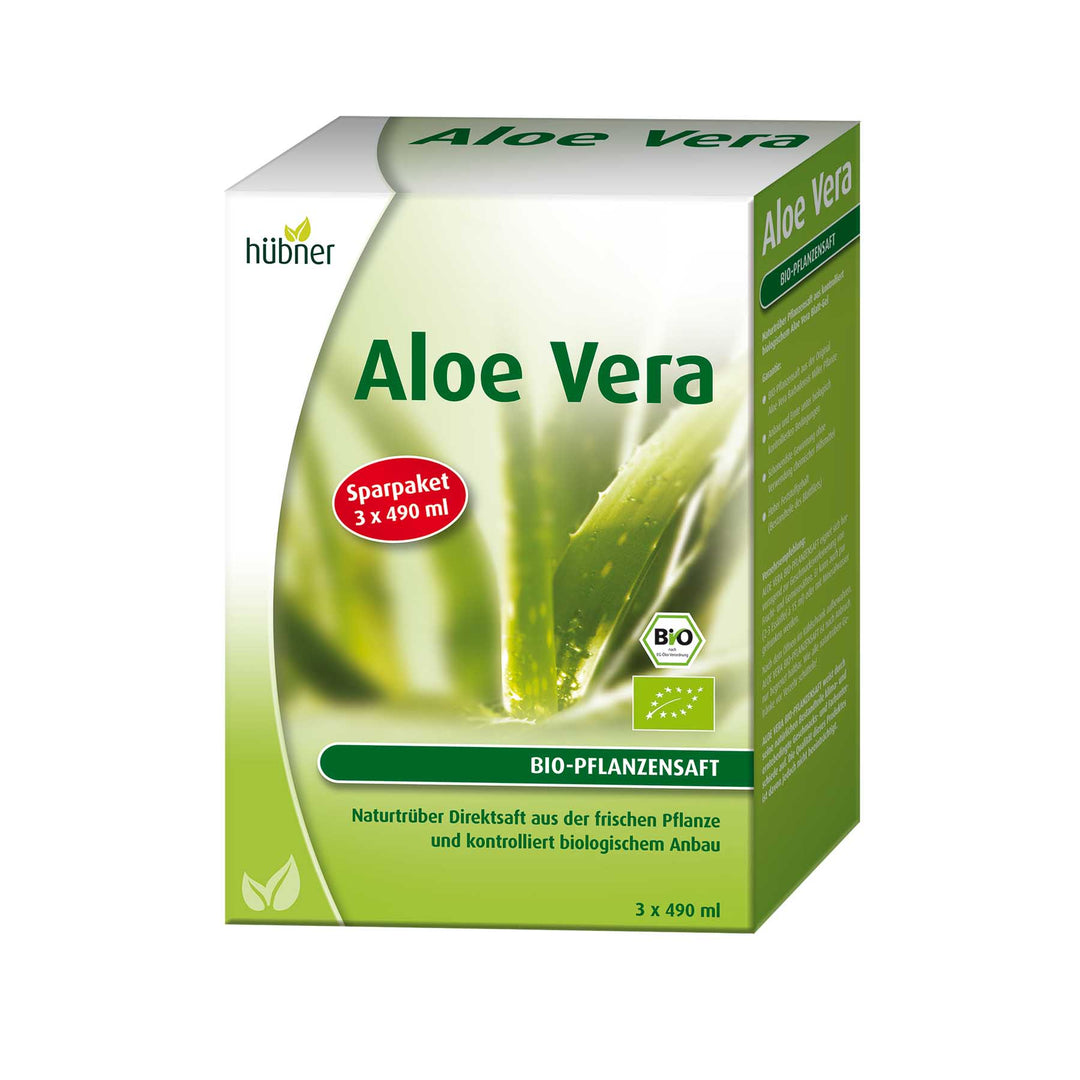 Hübner Aloe Vera Bio-Pflanzensaft Set