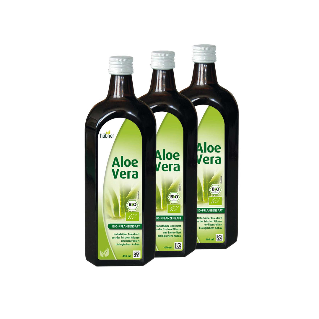 Hübner Aloe Vera Bio-Pflanzensaft Set